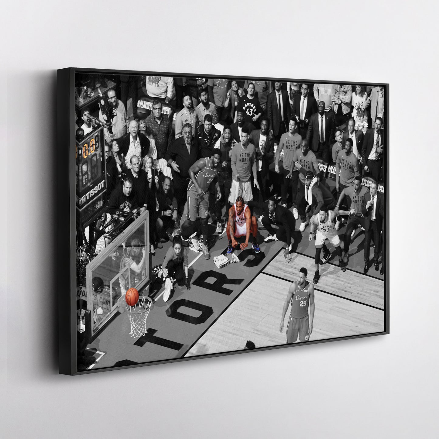 Kawhi Leonard Canvas Art – Raptors Game 7 Wall Decor