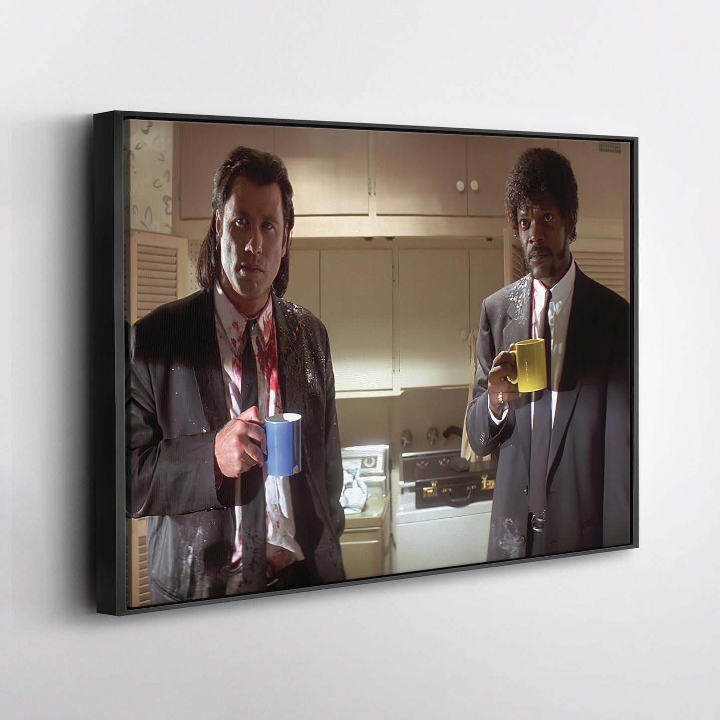 Pulp Fiction Coffee Scene Canvas – Tarantino Movie Wall Art