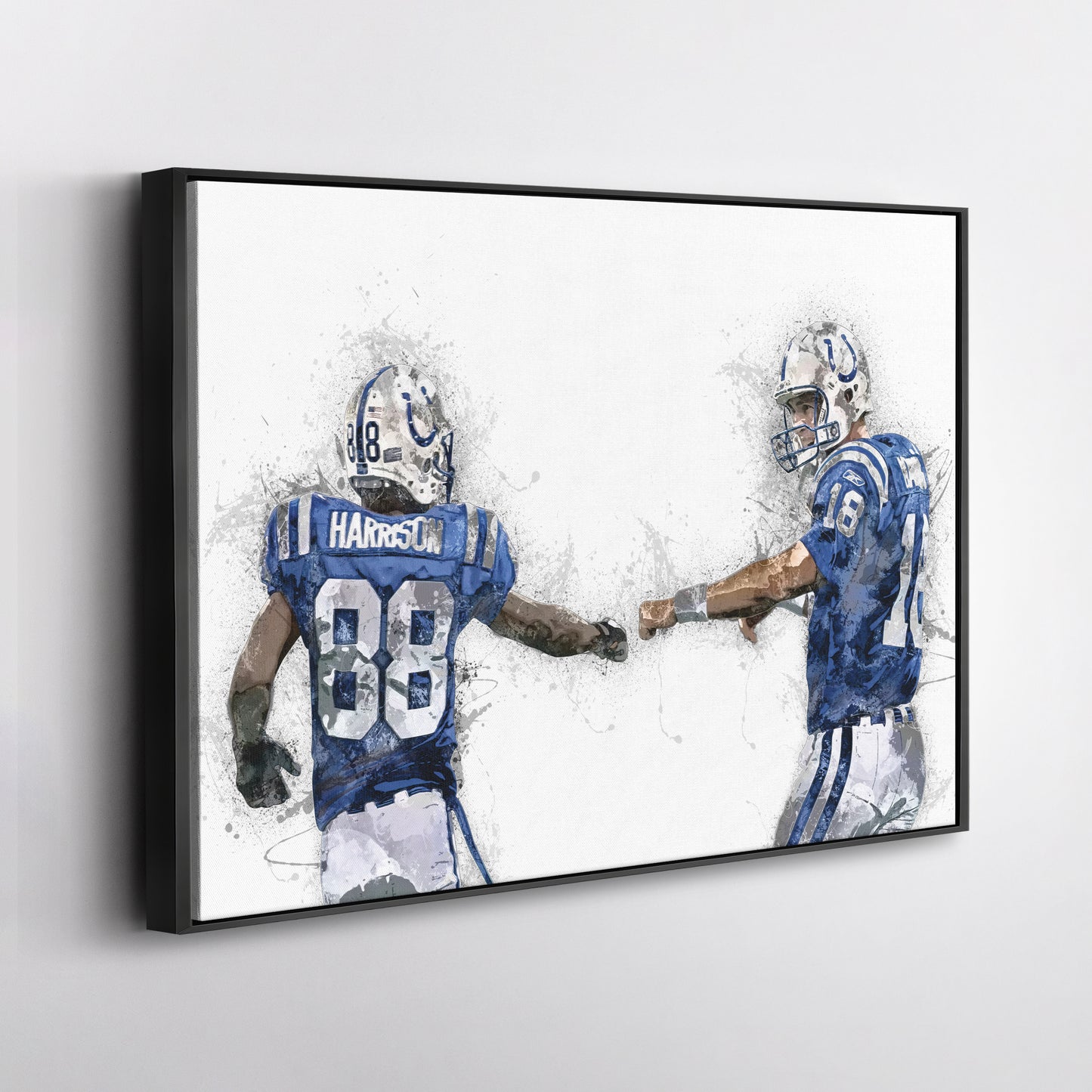 Peyton Manning & Marvin Harrison Canvas Art – Indianapolis Colts Wall Decor