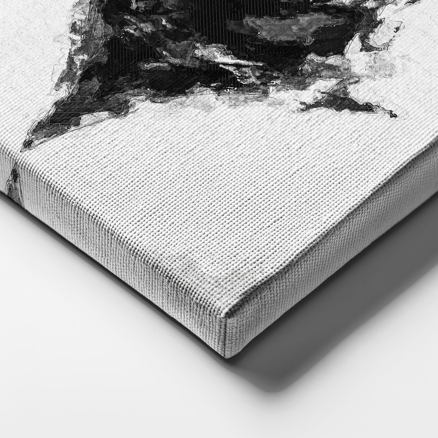 Batman Face Canvas – DC Comics Wall Art Gift for Superhero Fans and Man Cave Decor