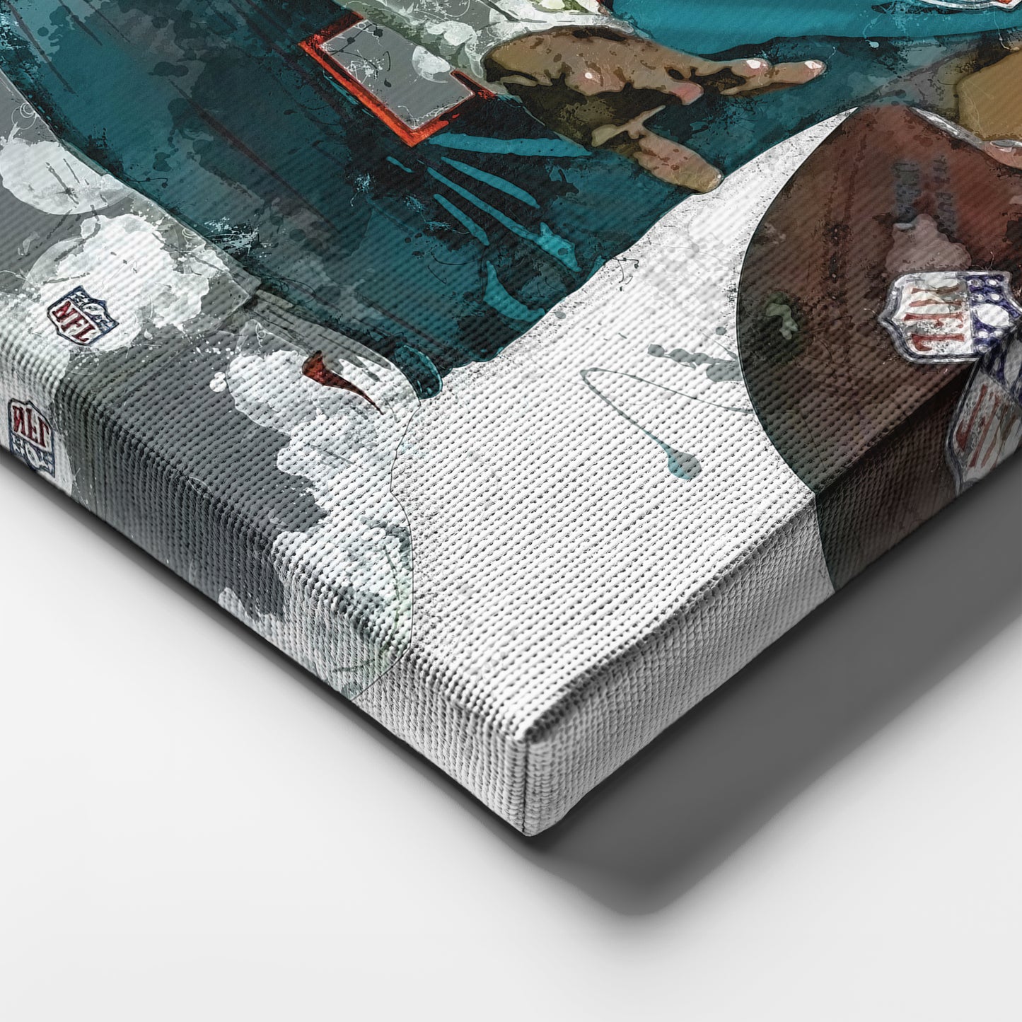 Tua Tagovailoa Canvas Art – Miami Dolphins Wall Decor