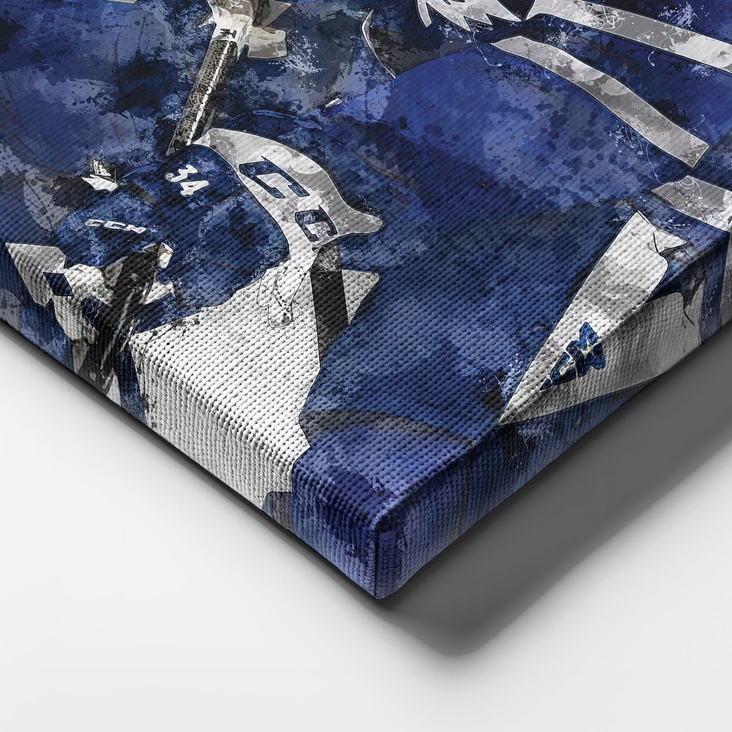 Auston Matthews Canvas Art – Toronto Maple Leafs Wall Decor