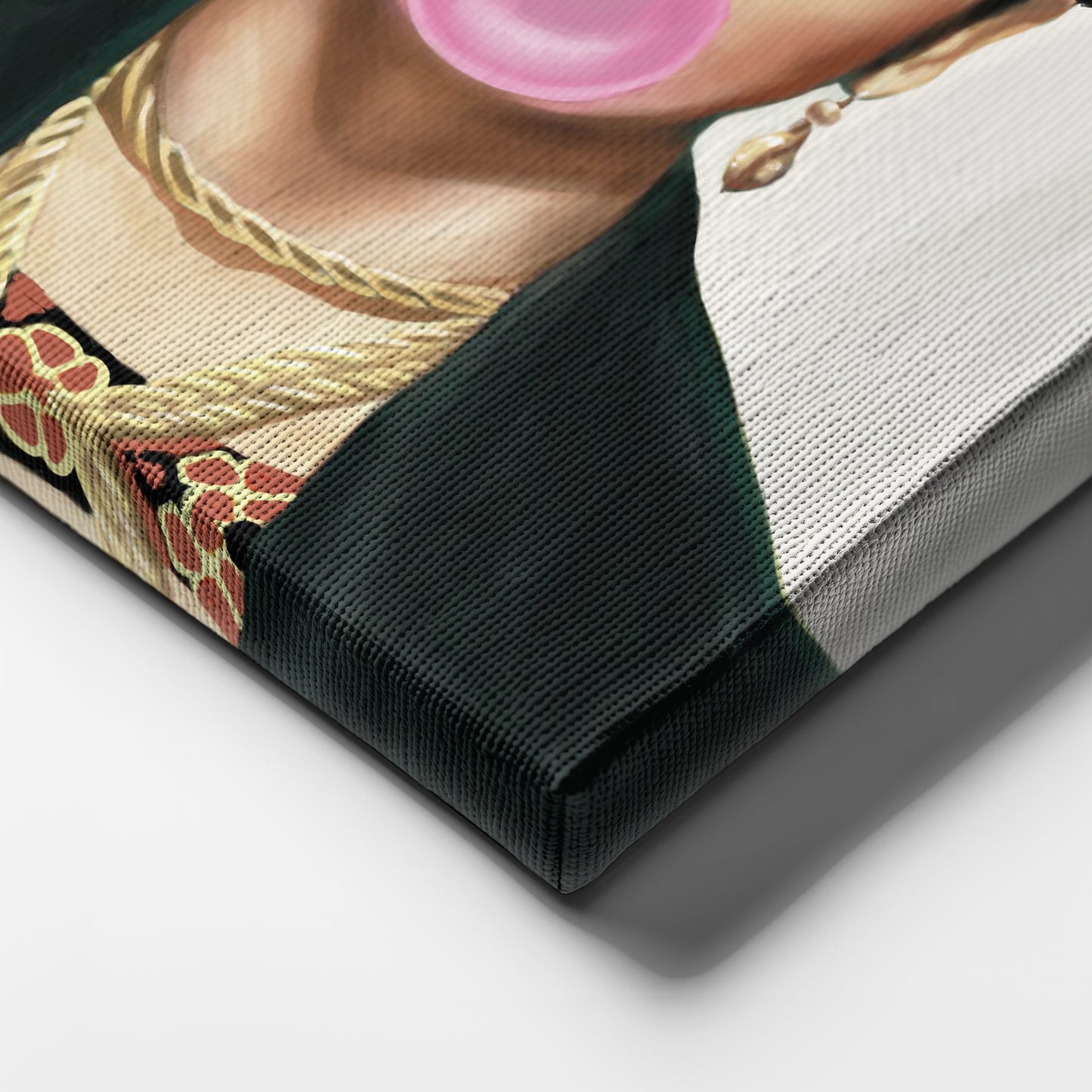 Frida Kahlo Gum Canvas – Iconic Artist Wall Art Gift for Feminist & Art Lovers