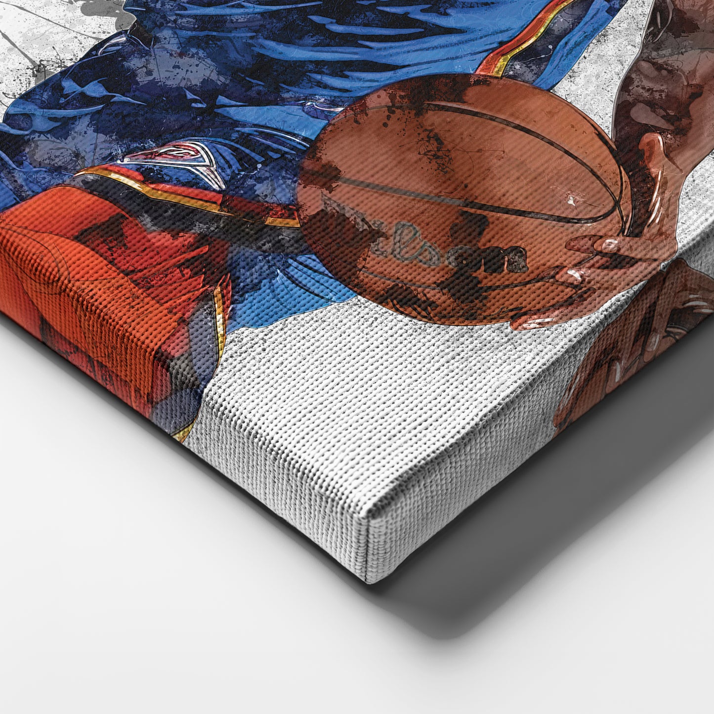 Shai Gilgeous-Alexander Canvas Art – Thunder SGA Wall Decor