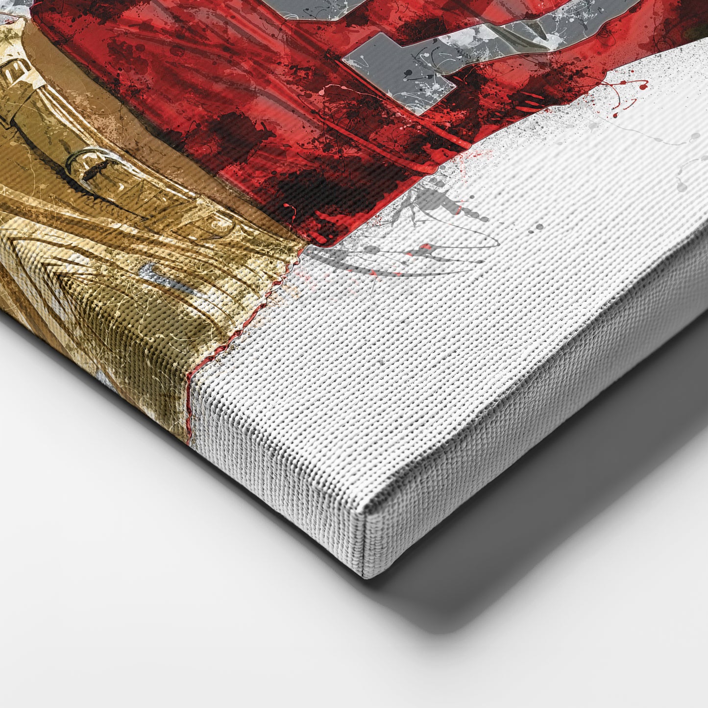 Nick Bosa Canvas Art – San Francisco 49ers Wall Decor
