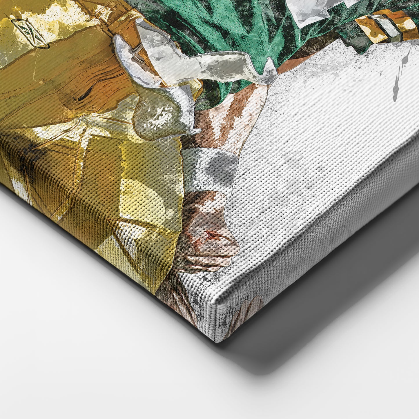 Brett Favre Canvas Art – Green Bay Packers Wall Decor