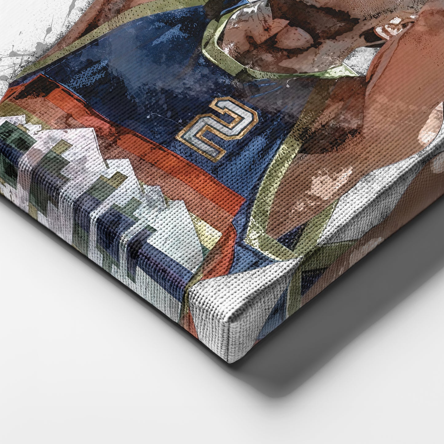 Alex English Canvas Art – Denver Nuggets Wall Decor