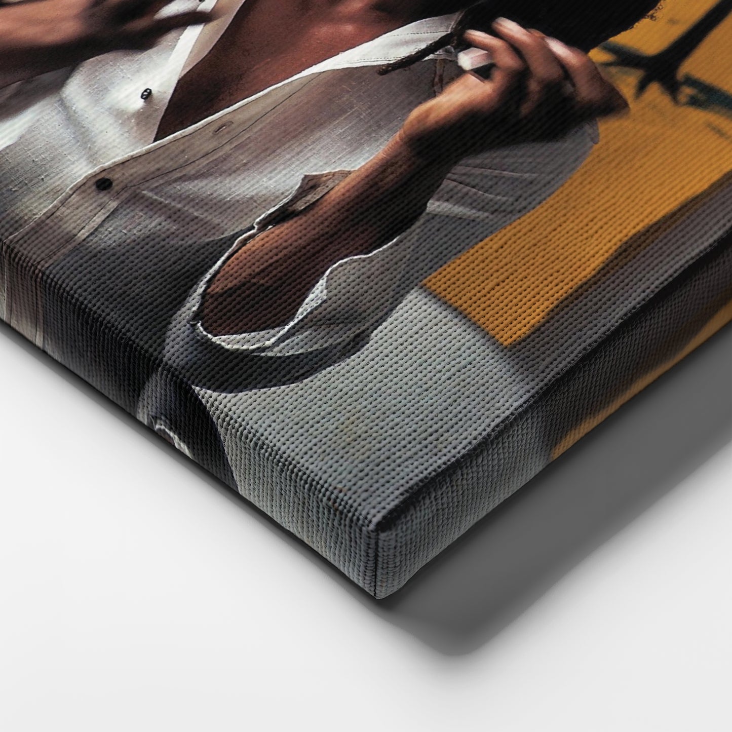 Bob Marley Smoking Canvas – Reggae Wall Art for Home Decor