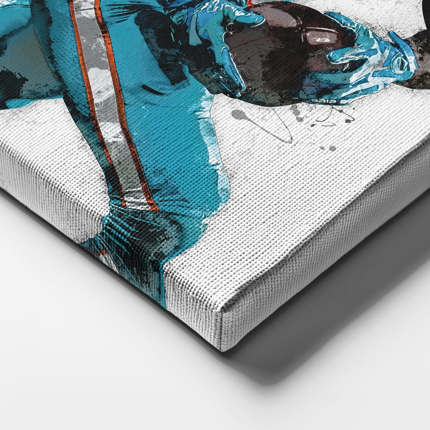 Tyreek Hill Canvas Art – Miami Dolphins Wall Decor