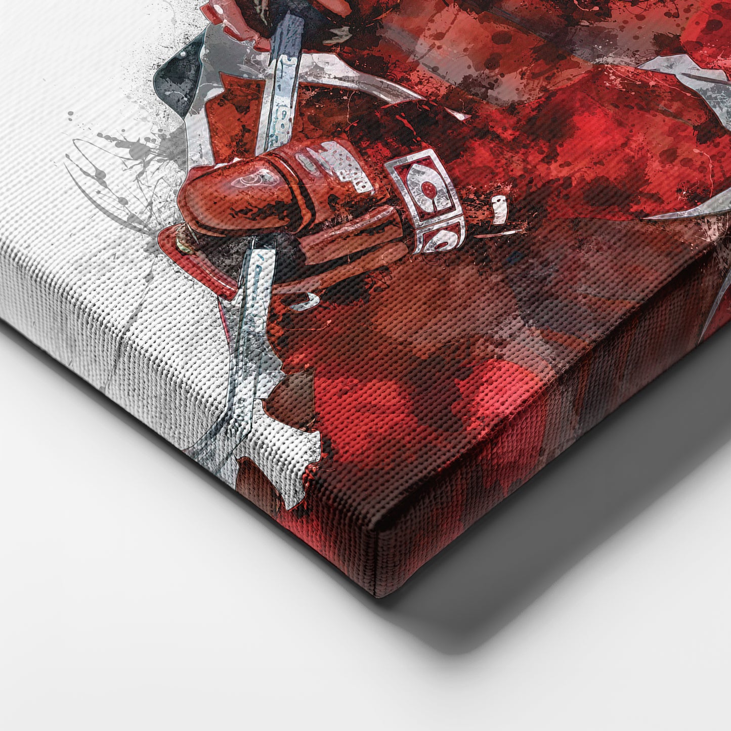 Paul Coffey Canvas Art – Detroit Red Wings Wall Decor
