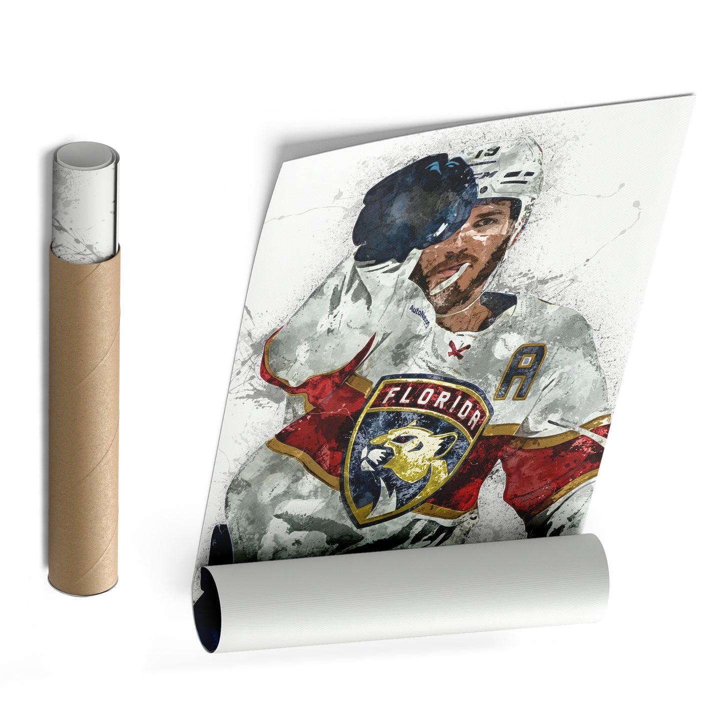 Matt Tkachuk Canvas Art – Florida Panthers Wall Decor