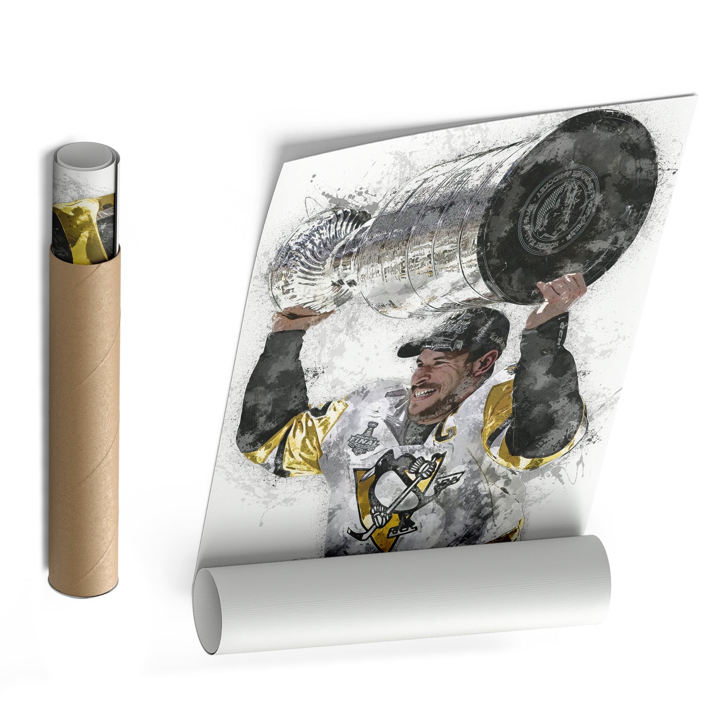 Sidney Crosby Canvas Art – Pittsburgh Penguins Wall Decor