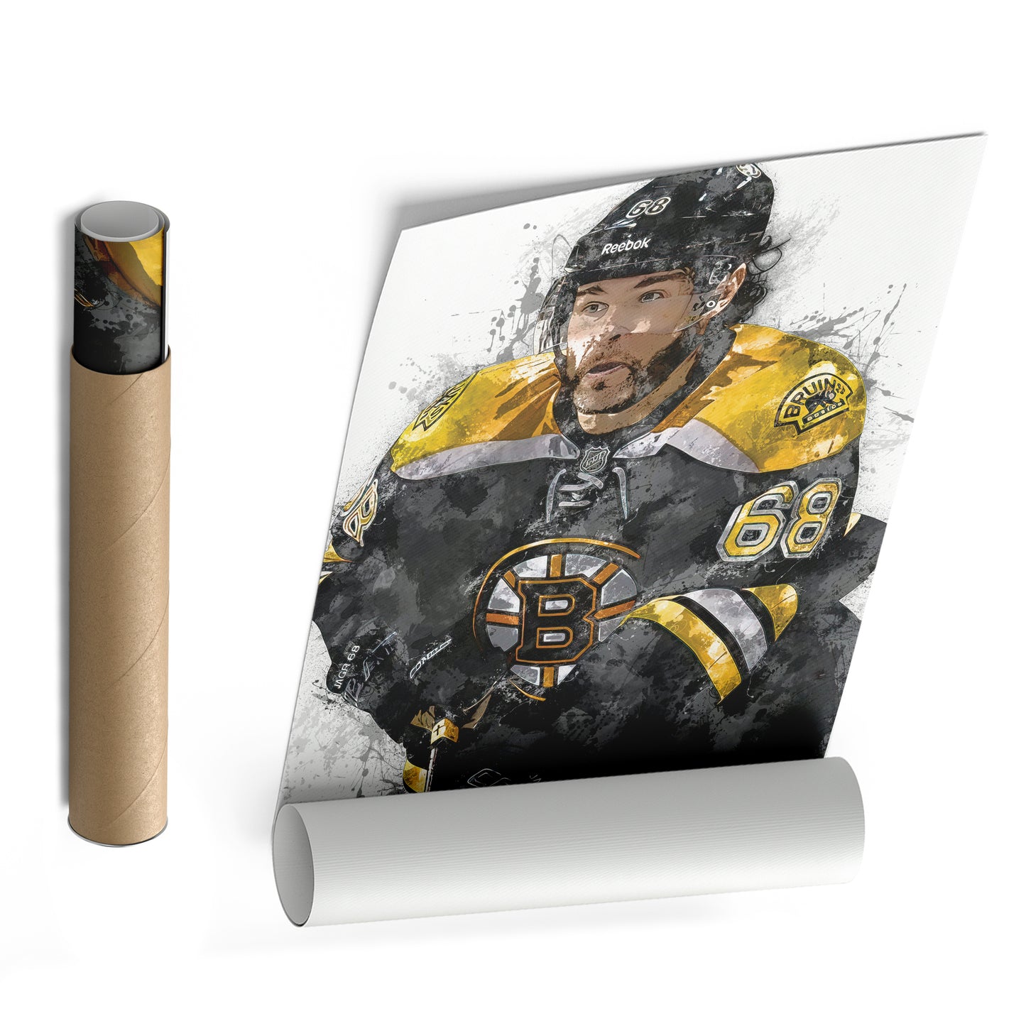 Jaromir Jagr Canvas Art – Boston Bruins Wall Decor