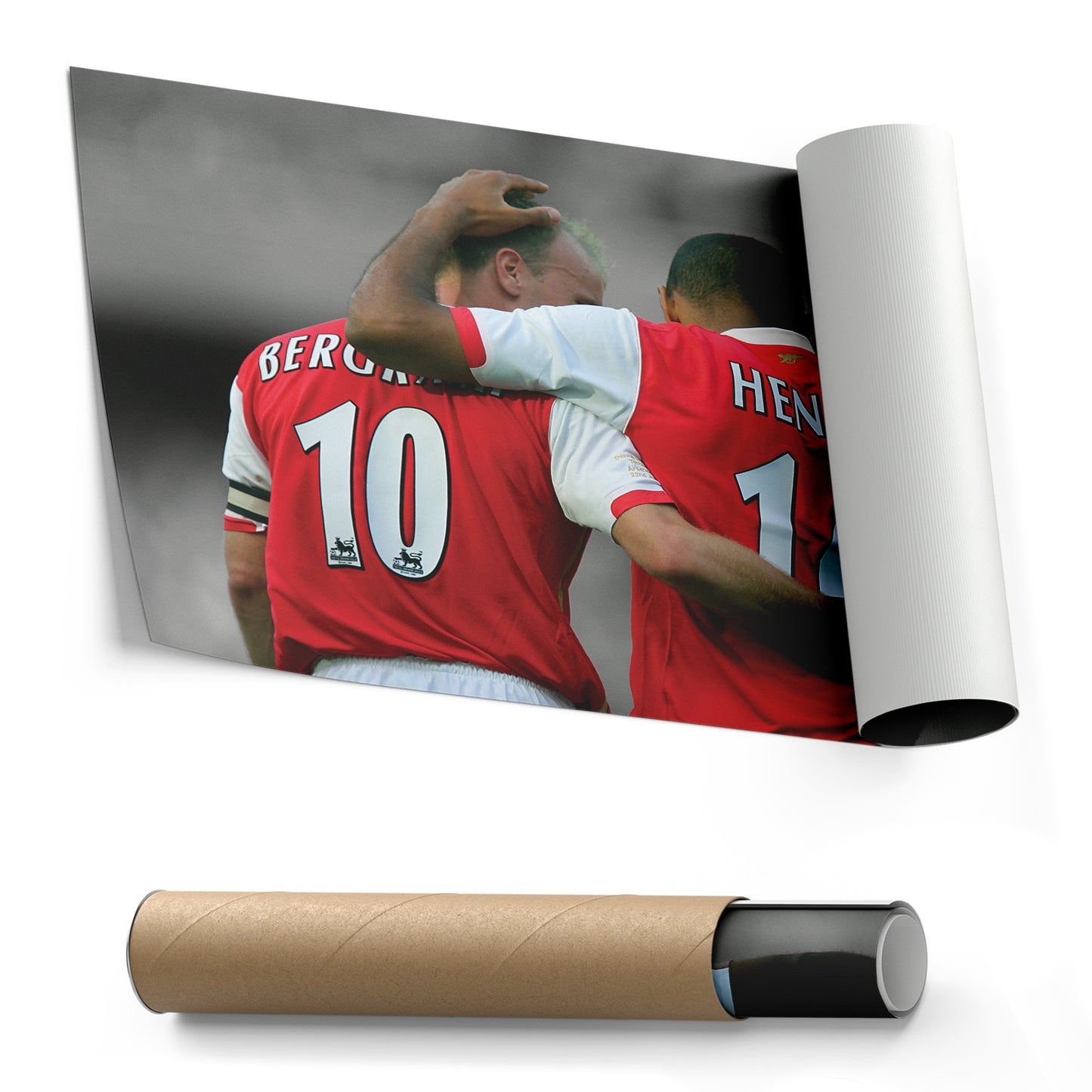 Henry & Bergkamp Canvas – Arsenal Legends Wall Art Decor