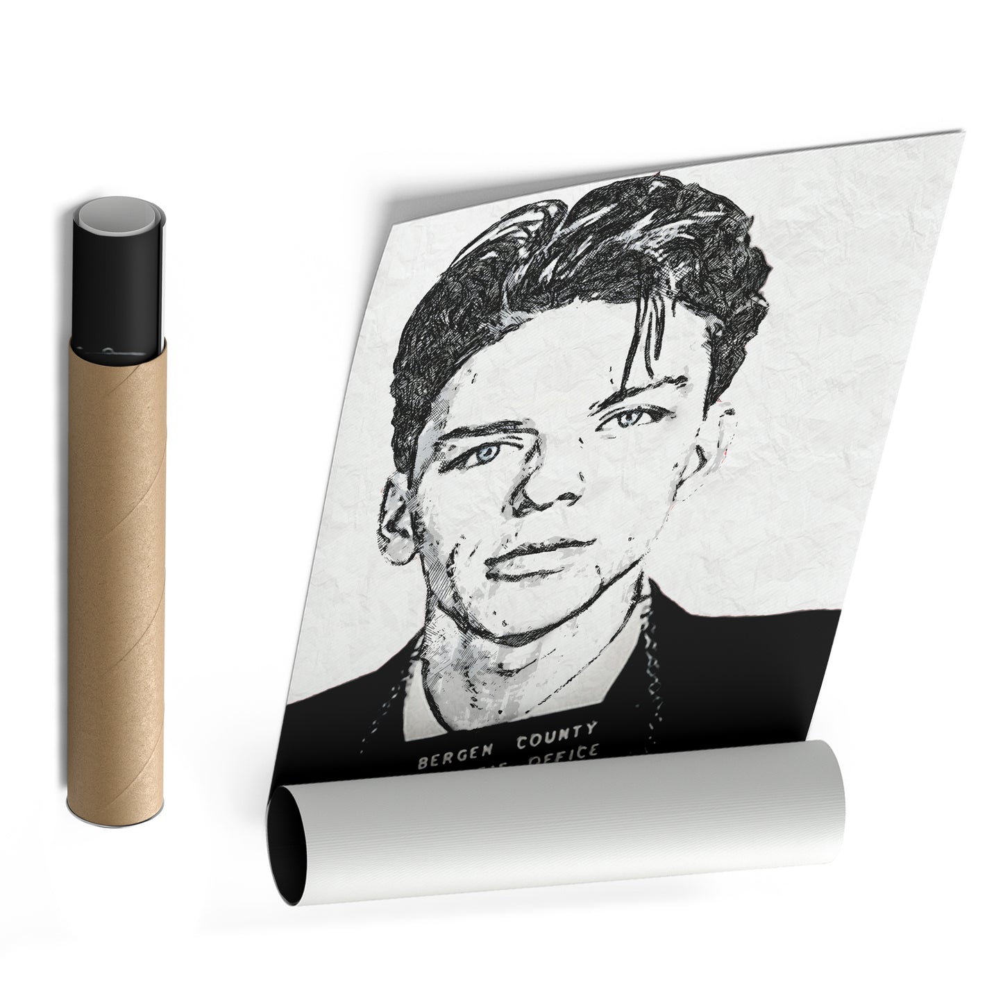 Frank Sinatra Mugshot Canvas – Vintage Wall Art Decor