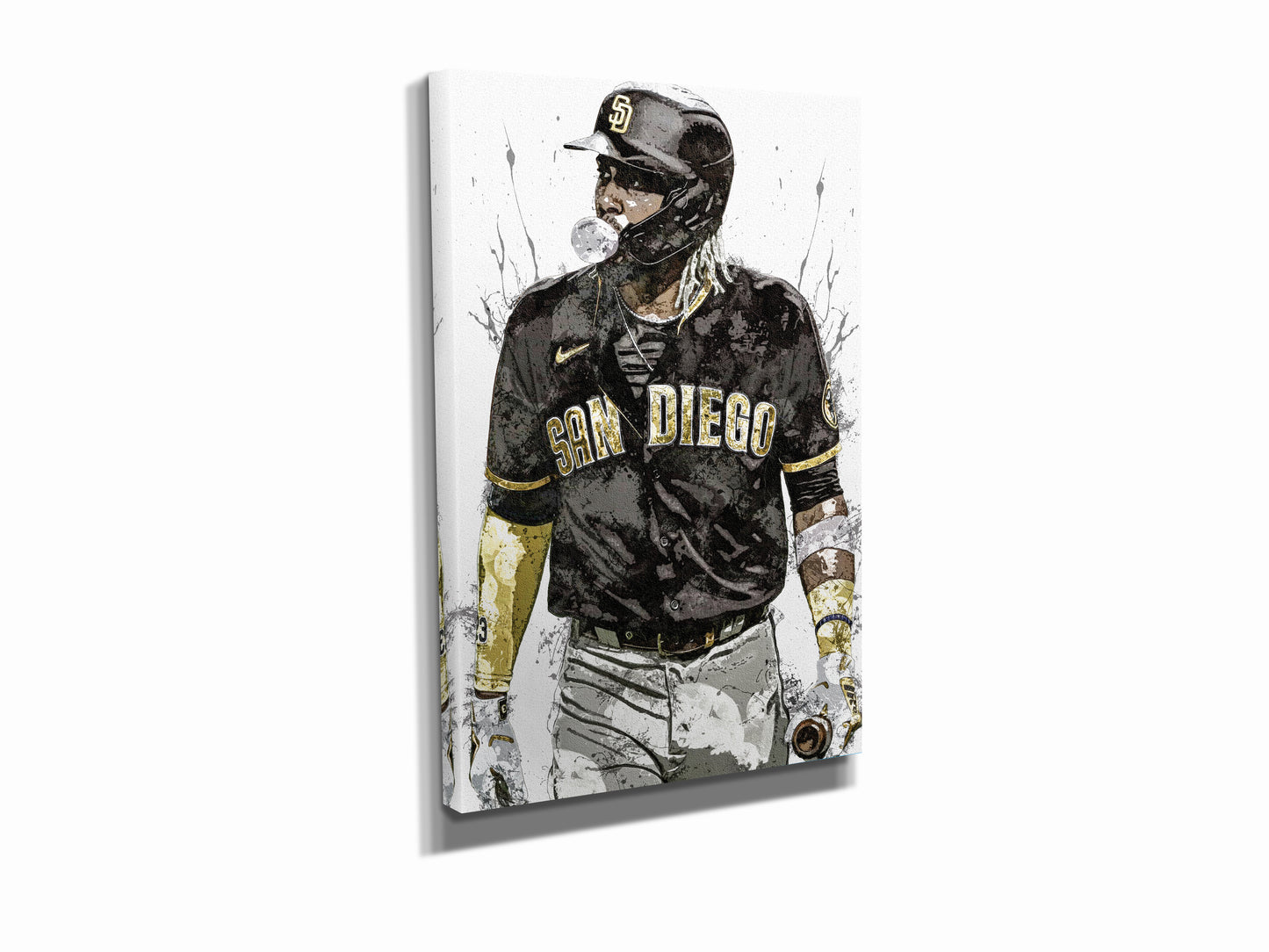 Fernando Tatis Jr Poster San Diego Padres Baseball Painting Hand Made Posters Canvas Print Wall Kids Art Man Cave Gift Home Decor