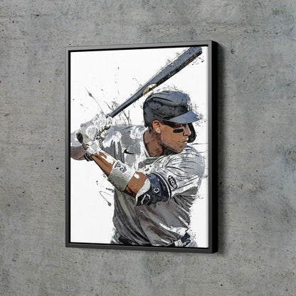 Aaron Judge Poster New York Yankees Baseball Painting Hand Made Posters Canvas Print Kids Wall Art Man Cave Gift Home Decor