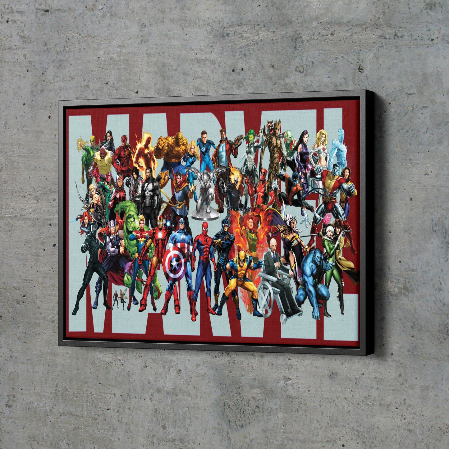 Marvel Superheroes Universe Poster Comics Hand Made Posters Canvas Print Kids Gift Wall Art  Home Decor