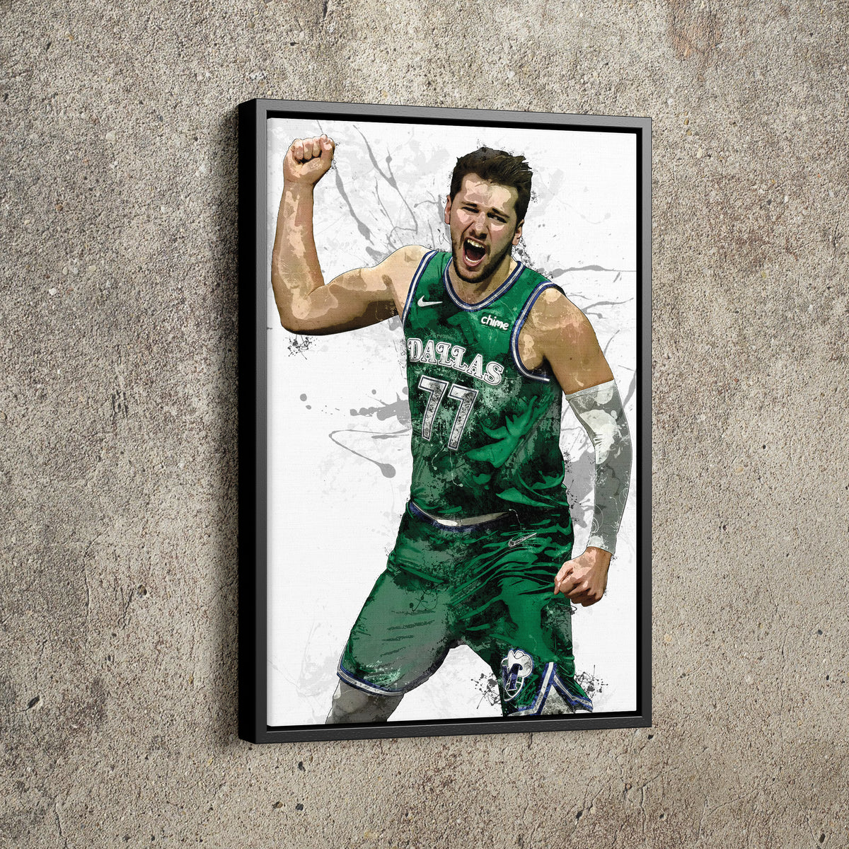 Luka Doncic Basketball Paper Poster Mavericks - Luka Doncic