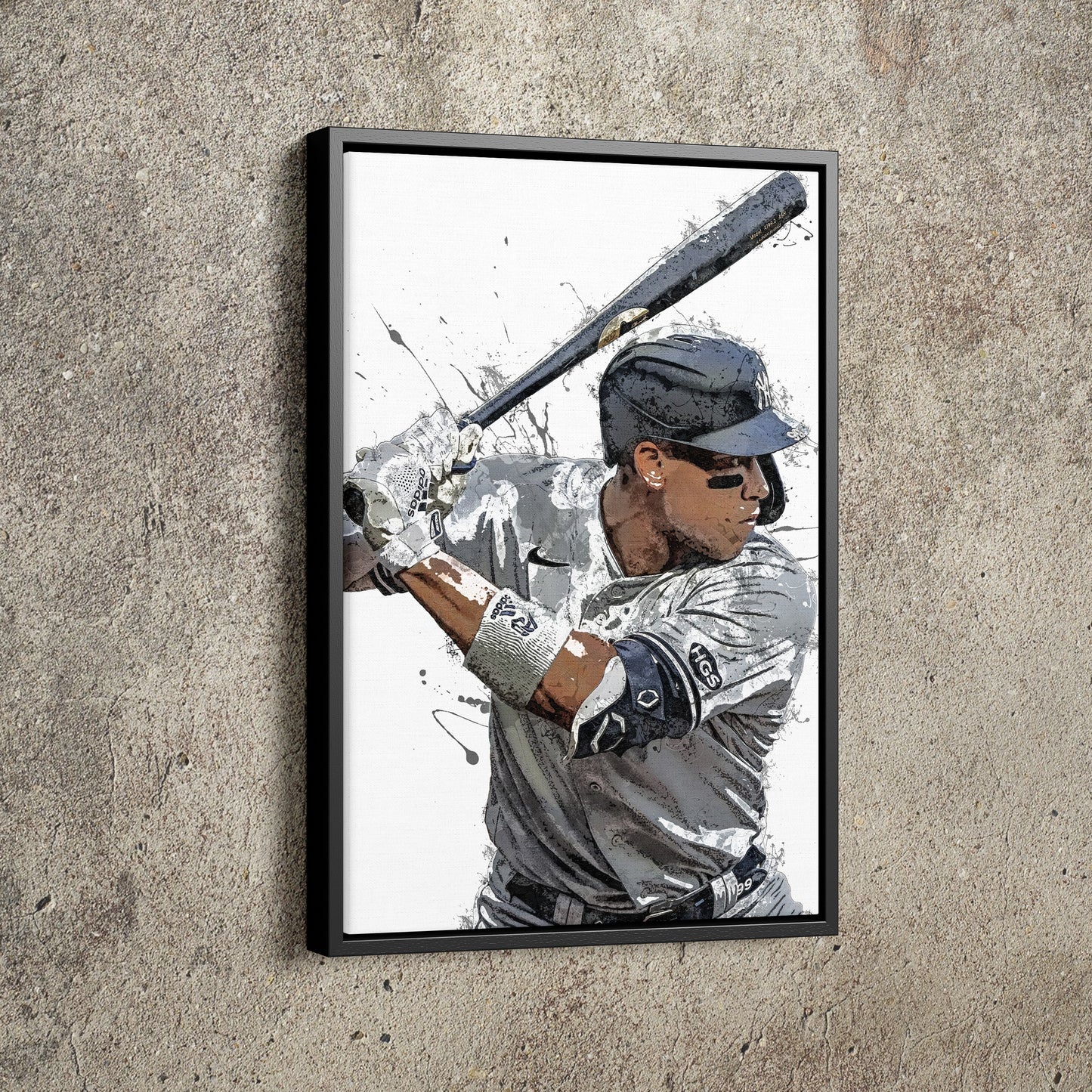 Aaron Judge Poster New York Yankees Baseball Painting Hand Made Posters Canvas Print Kids Wall Art Man Cave Gift Home Decor