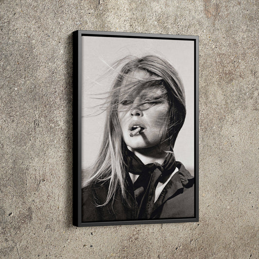 Brigitte Bardot Poster Actress Singer Hand Made Posters Canvas Print Wall Art Home Decor