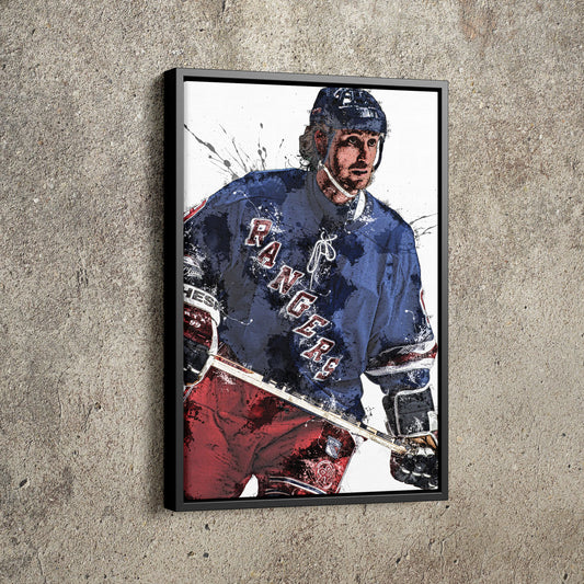 Wayne Gretzky Poster New York Rangers Hockey Hand Made Posters Canvas Print Wall Art Home Decor