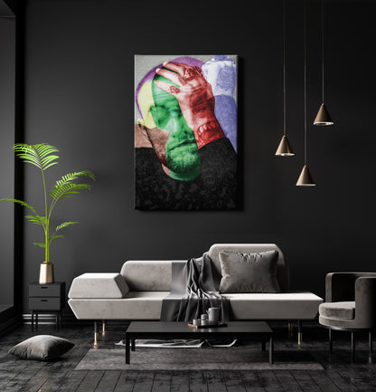 Mac Miller Circles Poster Painting Rapper Singer Hand Made Posters Canvas Print Wall Art Home Decor