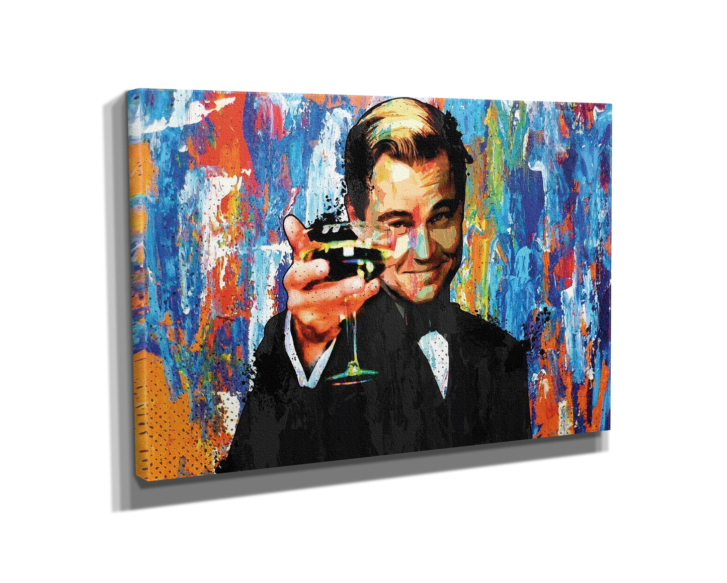 The Great Gatsby Poster Leonardo Di Caprio Movie Painting Hand Made Posters Canvas Print Wall Art Home Decor