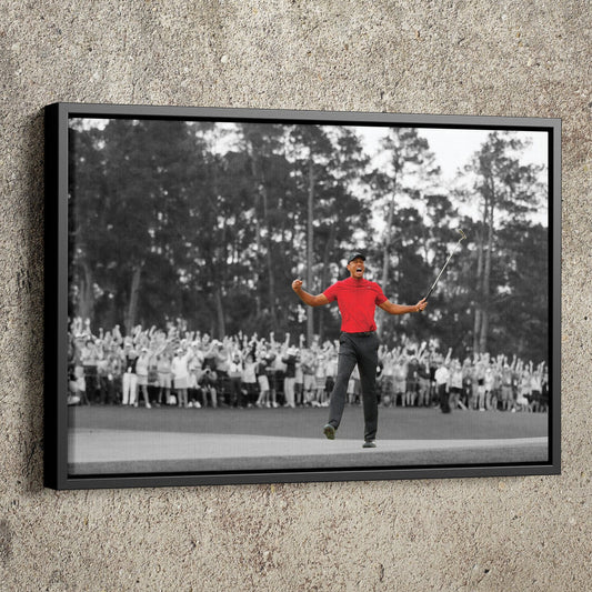 Tiger Woods Poster Masters 2019 Golf Hand Made Posters Canvas Print Wall Art Home Decor