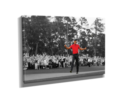 Tiger Woods Poster Masters 2019 Golf Hand Made Posters Canvas Print Wall Art Home Decor