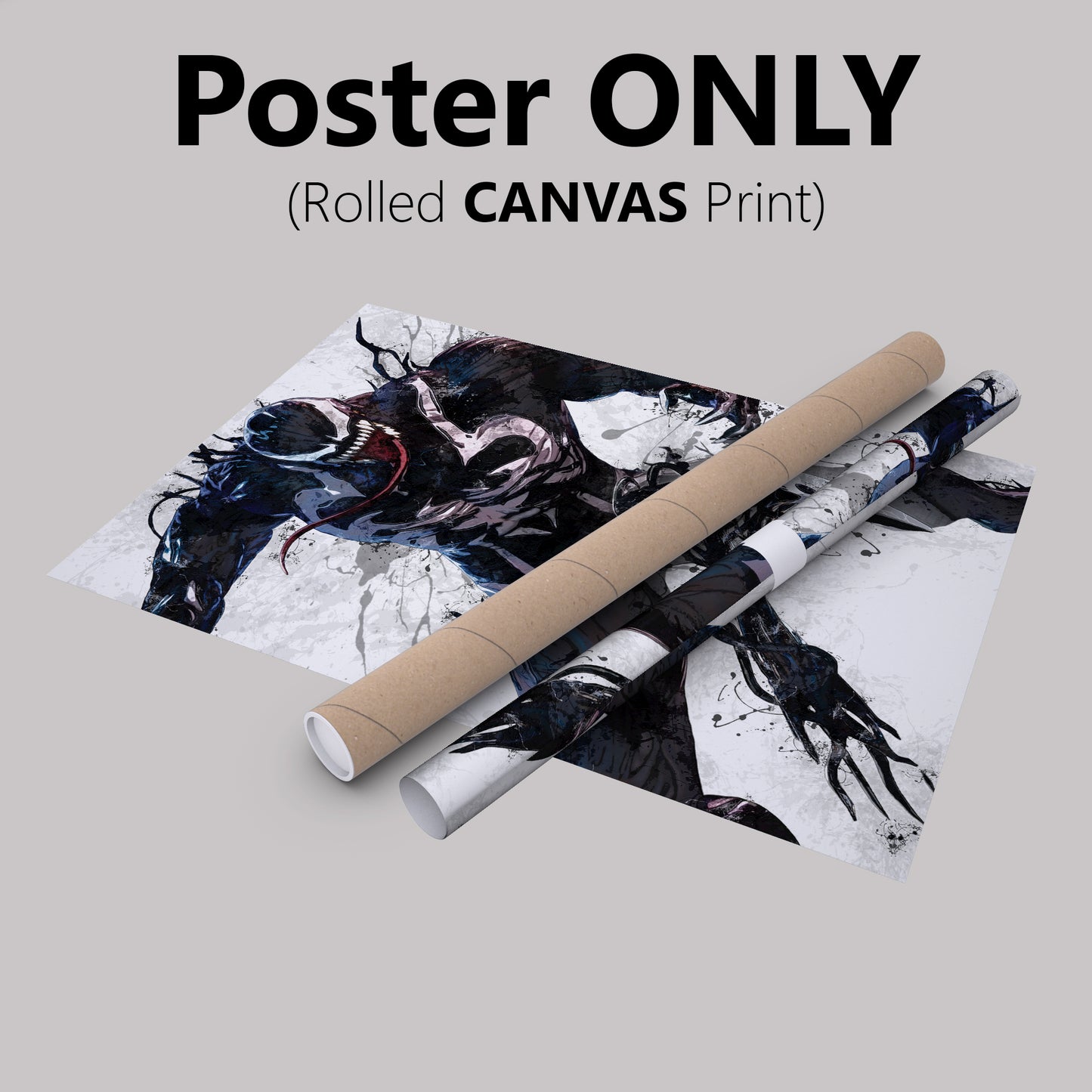 Venom Poster Marvel Superhero Comics Painting Hand Made Posters Canvas Print Kids Wall Art Man Cave Gift Home Decor