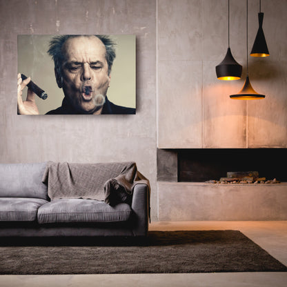 Jack Nicholson Canvas – Movie Legend Wall Art for Home Decor
