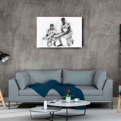 Willie Mays & Willie McCovey Canvas Art – San Francisco Giants Wall Decor