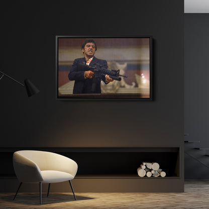Scarface Canvas – Tony Montana Wall Art for Man Cave