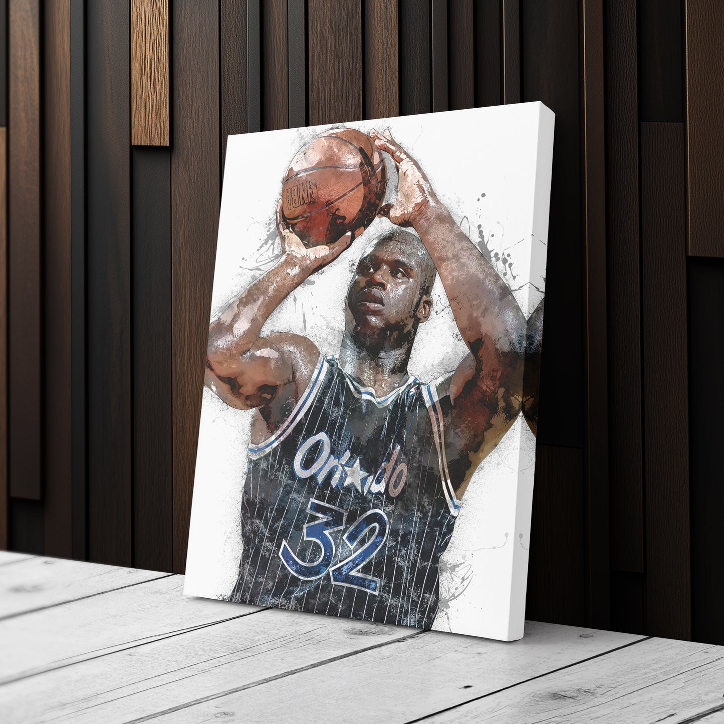 Shaquille O'Neal Canvas Art – Orlando Magic Wall Decor
