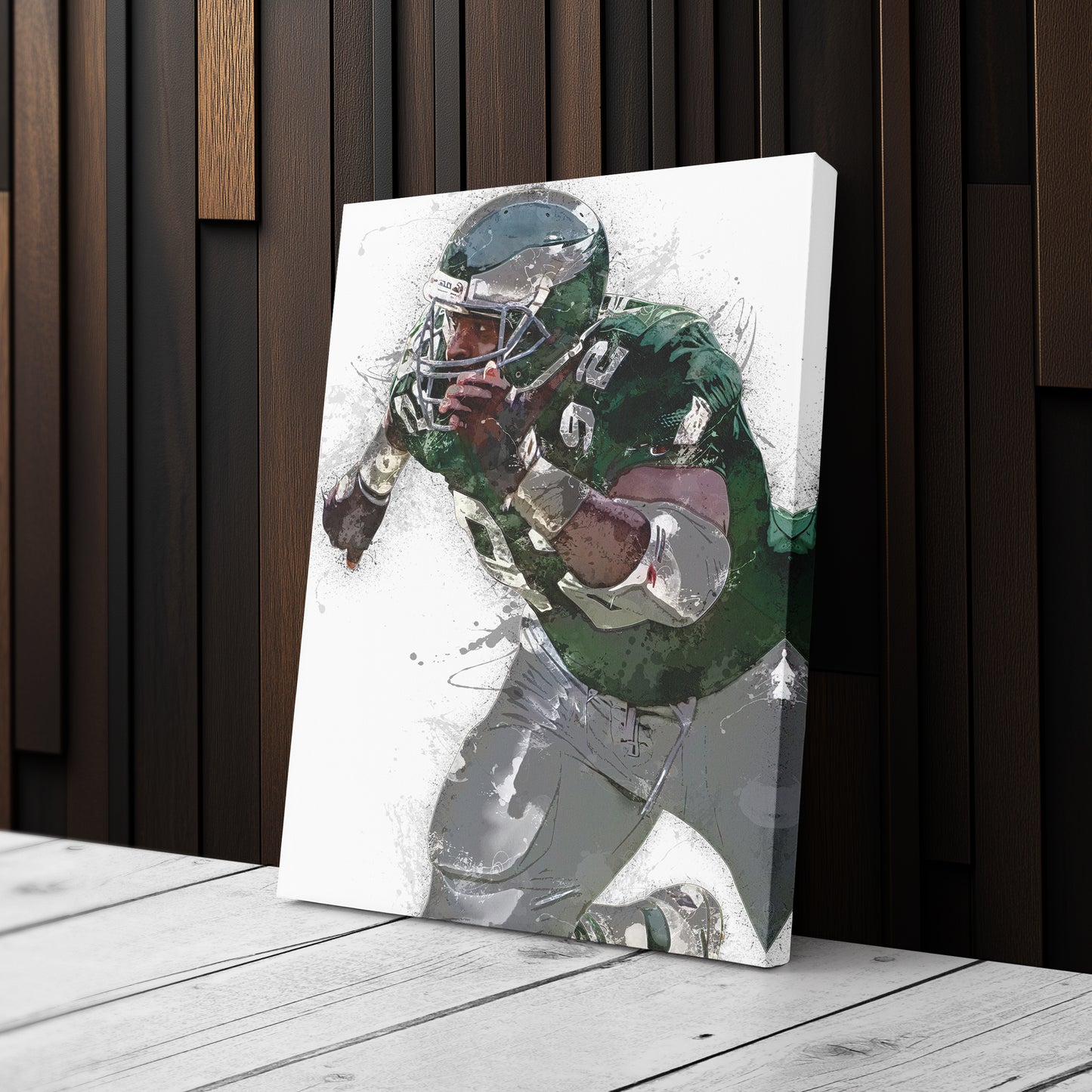 Reggie White Canvas Art – Philadelphia Eagles Wall Decor