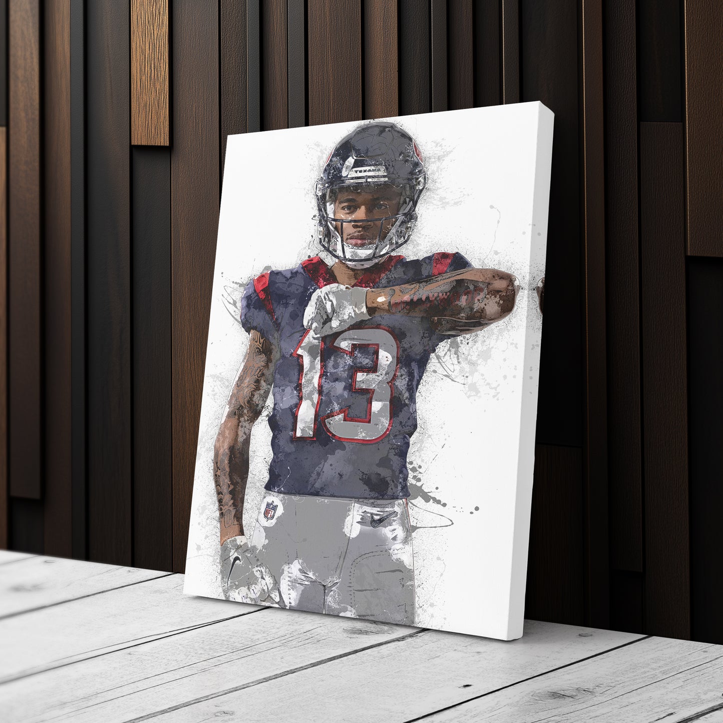 Tank Dell Canvas Art – Houston Texans Wall Decor