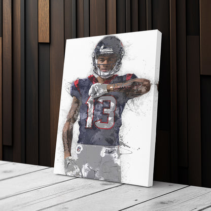 Tank Dell Canvas Art – Houston Texans Wall Decor
