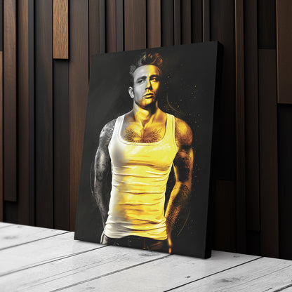 James Dean Tattoo Canvas – Classic Movie Wall Art