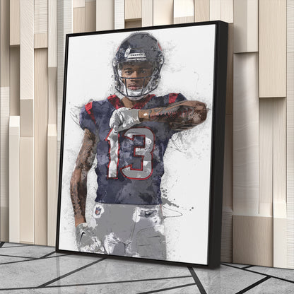 Tank Dell Canvas Art – Houston Texans Wall Decor