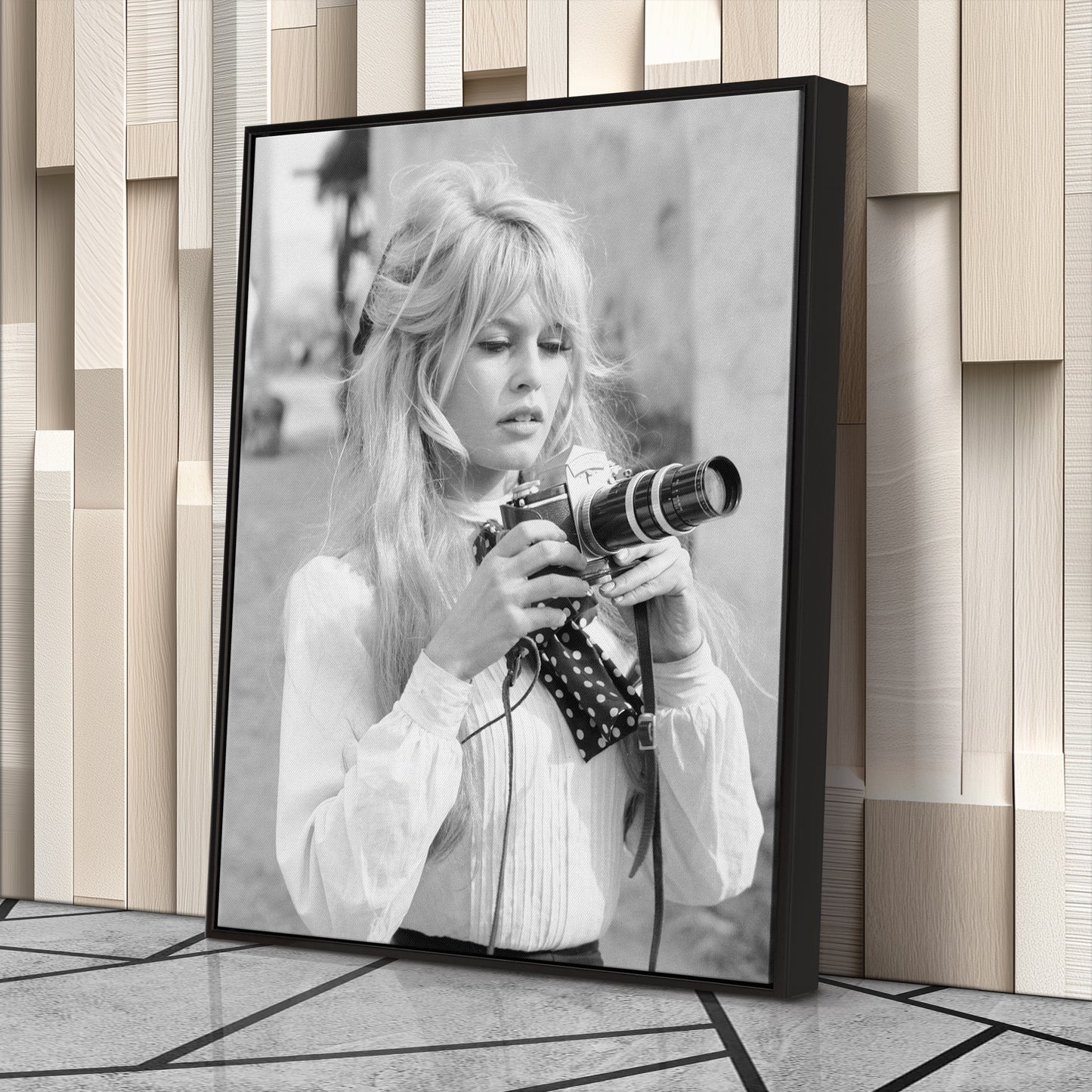 Brigitte Bardot Canvas – Viva Maria Film Scene Wall Art Decor
