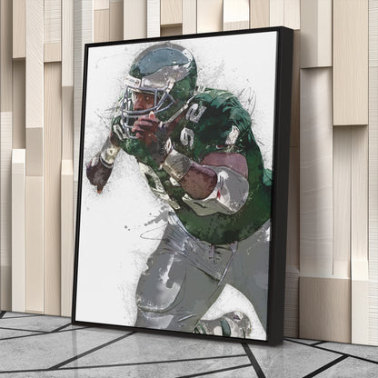 Reggie White Canvas Art – Philadelphia Eagles Wall Decor