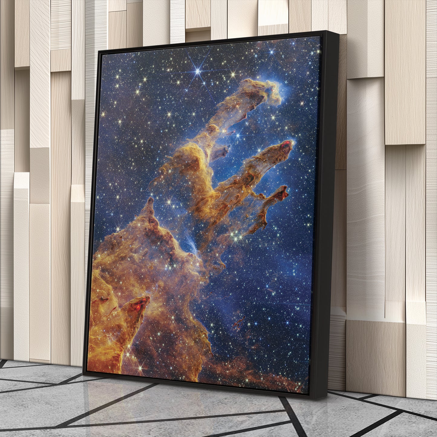 Pillars of Creation NASA Canvas Art - James Webb Space Telescope Decor