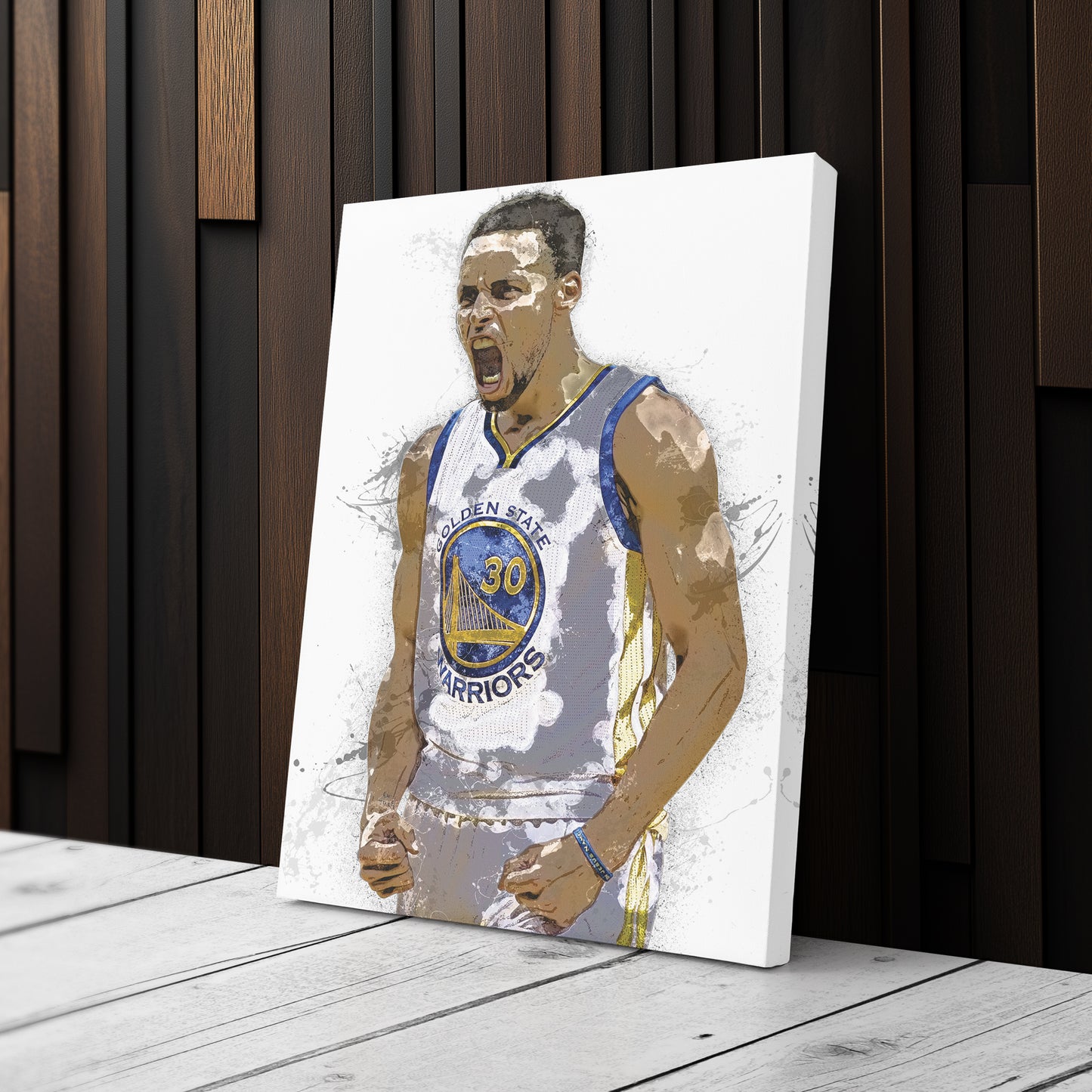 Stephen Curry Canvas Art – Golden State Warriors Wall Decor