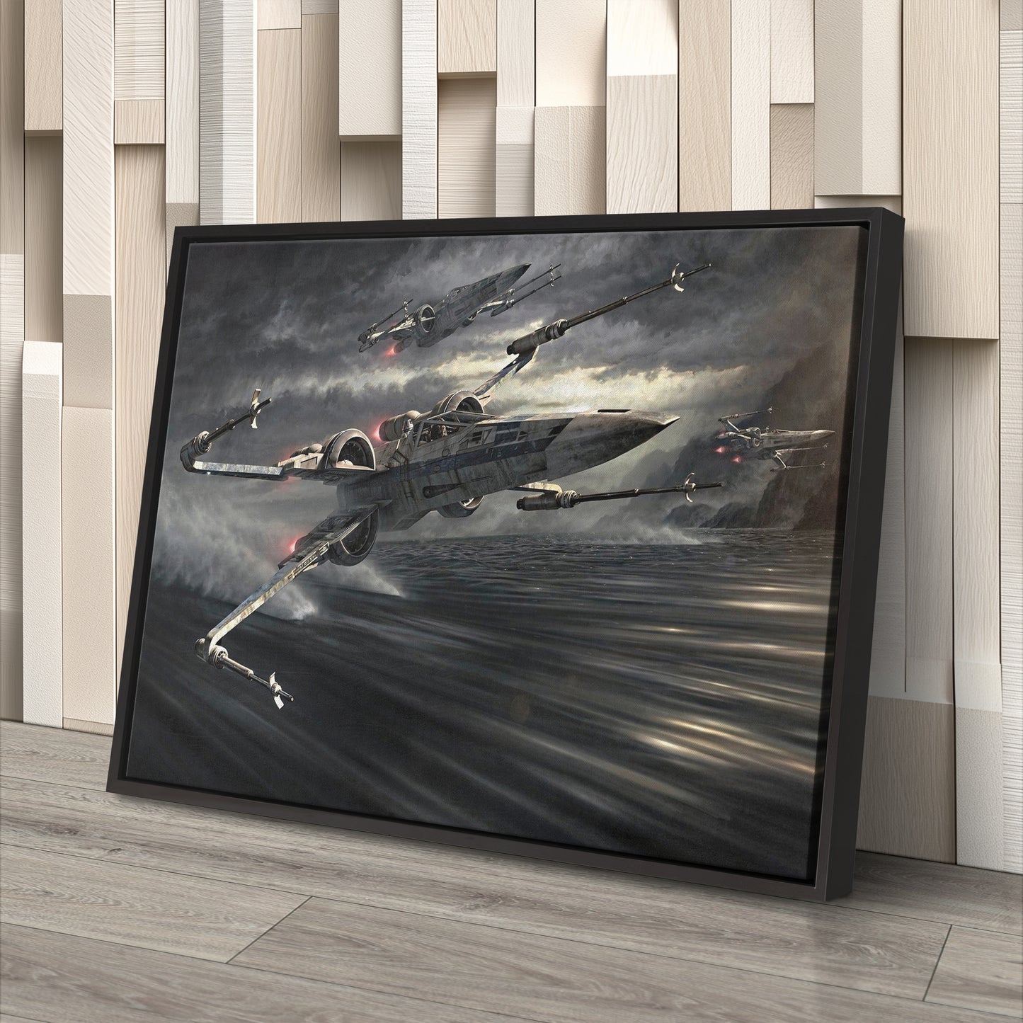 Star Wars Episode The Force Awakens X-Wing Canvas Art - Movie Decor