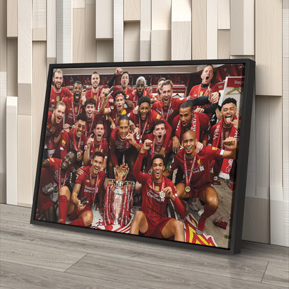 Liverpool Champions Canvas – Soccer Wall Art for Fans