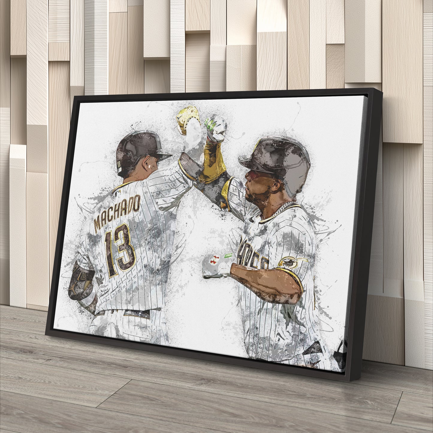 Manny Machado & Juan Soto Canvas Art – San Diego Padres Wall Decor