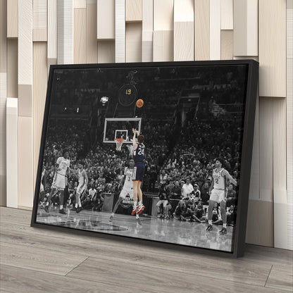 Braylon Mullins Buzzer Beater Canvas – Huskies vs Duke UConn Wall Art Decor