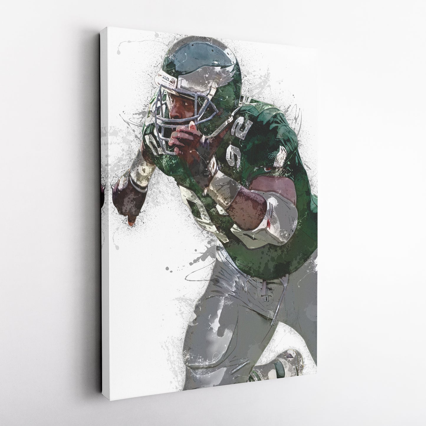 Reggie White Canvas Art – Philadelphia Eagles Wall Decor