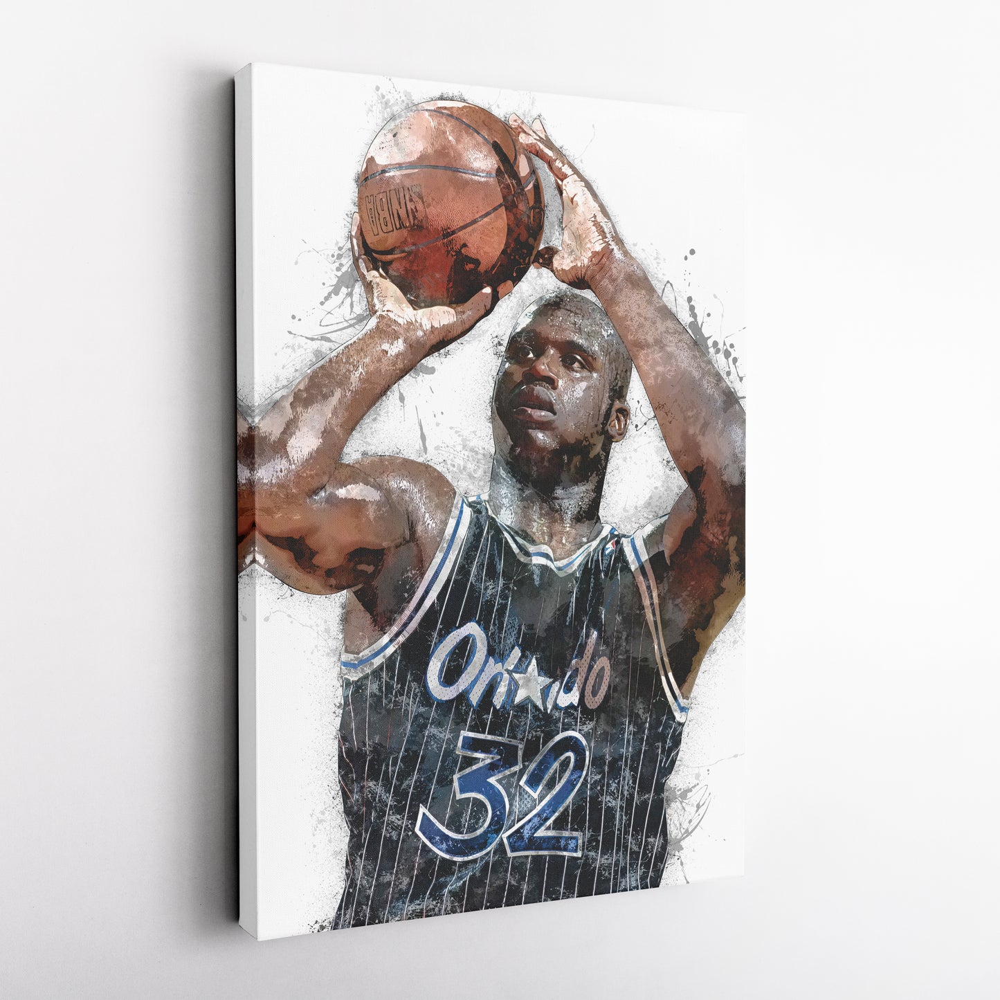 Shaquille O'Neal Canvas Art – Orlando Magic Wall Decor